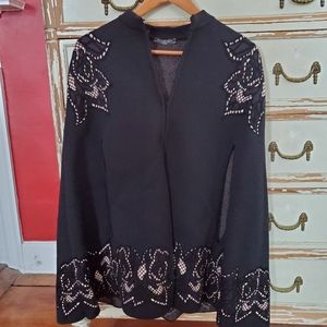 Beautiful Alexander McQueen black cape.